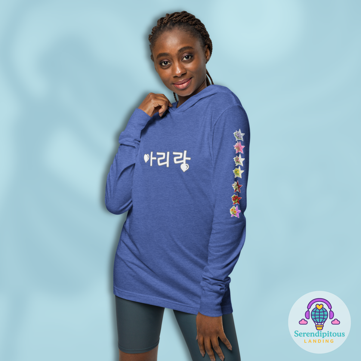 Arirang Horizon Hooded Long-Sleeve Tee (Unisex) - Original Design