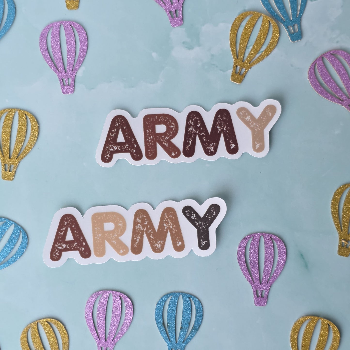 Army Hues Sticker