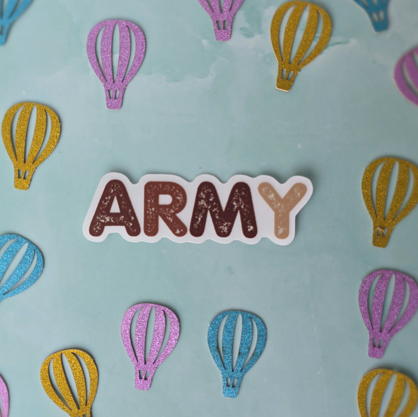 Army Hues Sticker
