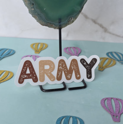 Army Hues Sticker
