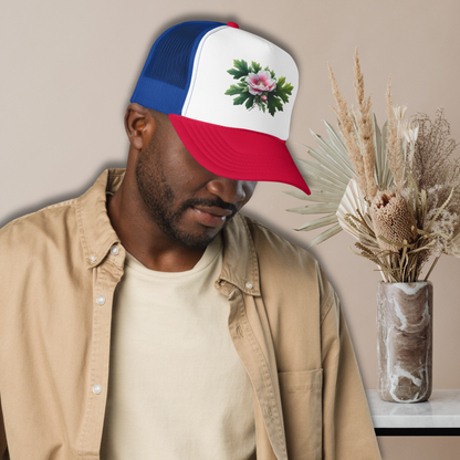 Mugunghwa & Oak Leaf Foam Trucker Hat