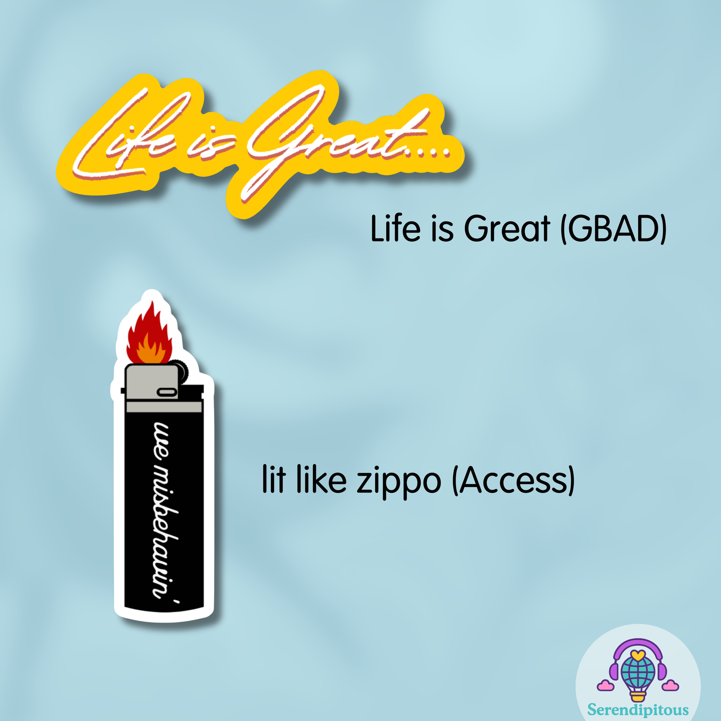 MagicMan 2 Track Stickers (2")