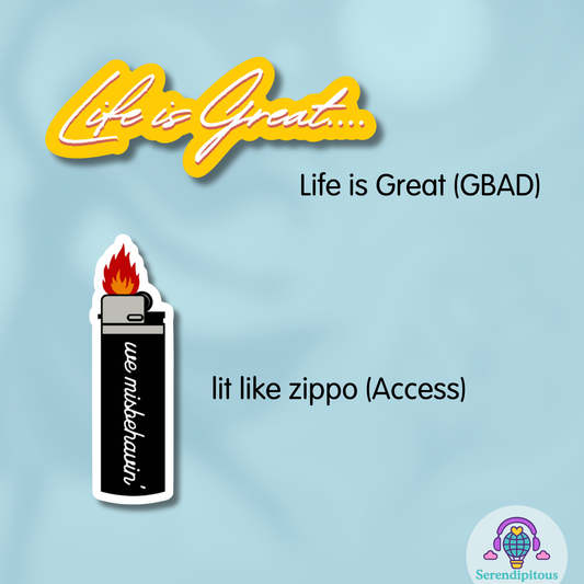 MagicMan 2 Track Stickers (2")