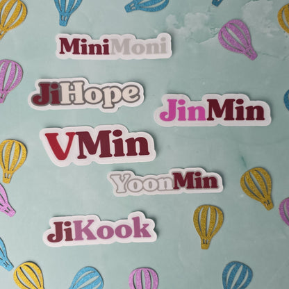 Member Duo Stickers