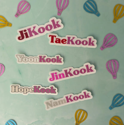 Member Duo Stickers