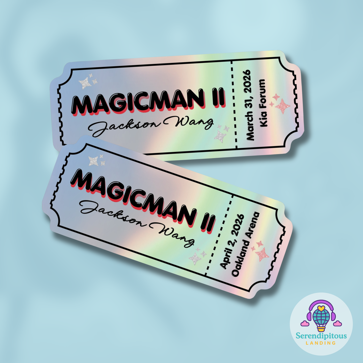 MagicMan 2 North America Tour: Ticket Stub Sticker