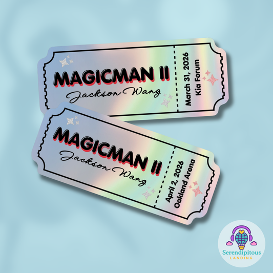MagicMan 2 North America Tour: Ticket Stub Sticker