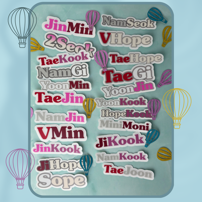 Member Duo Stickers