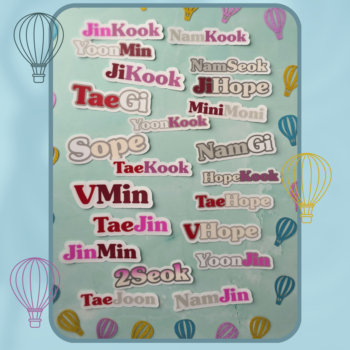 Member Duo Stickers
