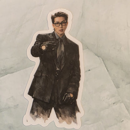 RM Glasses 2.0 Sticker