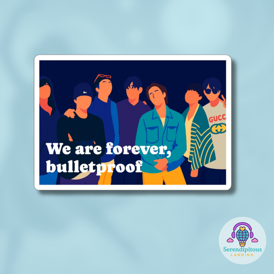 Beach OT7 Bulletproof Forever Sticker (2" and 4")
