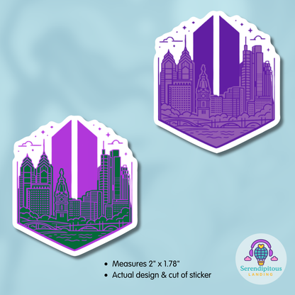 Philadelphia Bangtan Army Sticker (2")