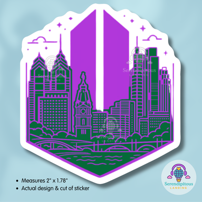 Philadelphia Bangtan Army Sticker (2")