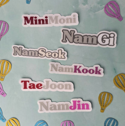 Member Duo Stickers
