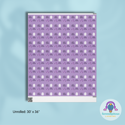 Borahae - Army Tribute Wrapping Paper (all-occasion)