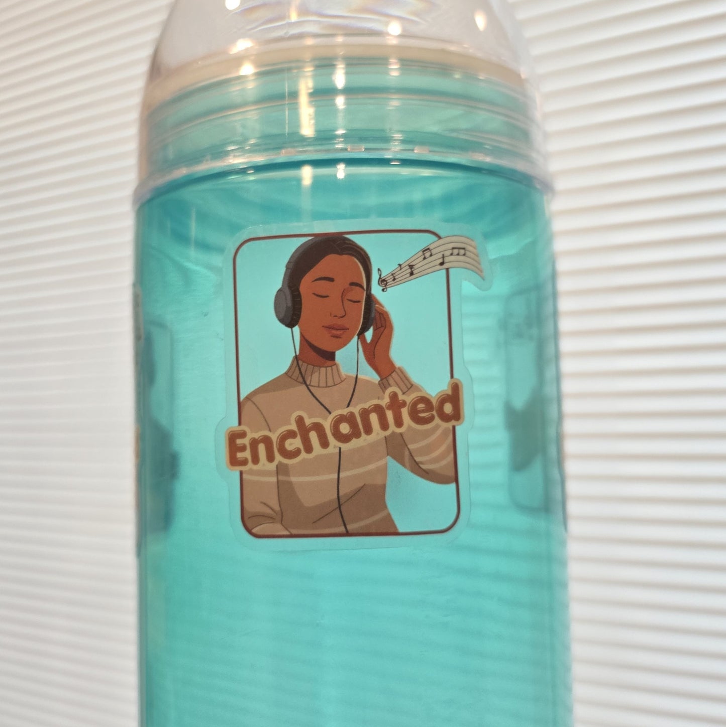 Enchanted Listener Clear Sticker