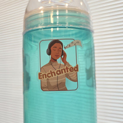 Enchanted Listener Clear Sticker