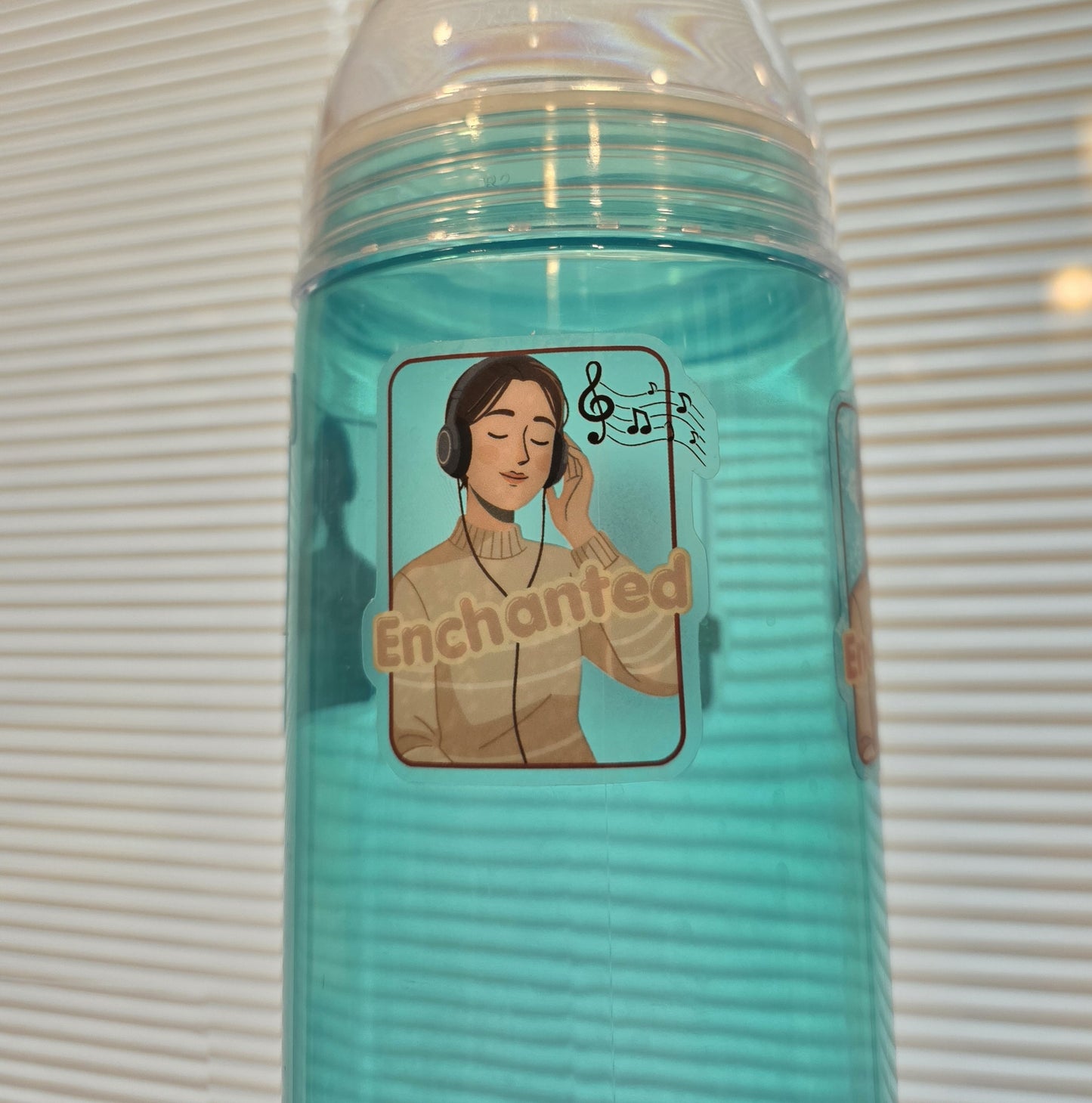 Enchanted Listener Clear Sticker