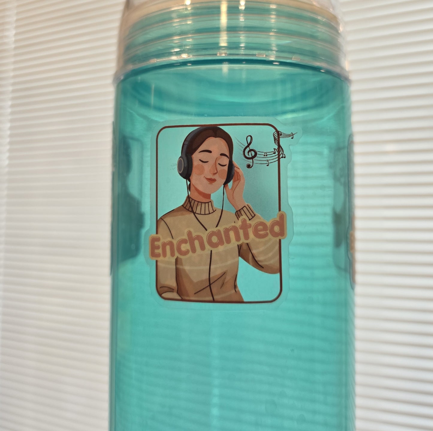 Enchanted Listener Clear Sticker