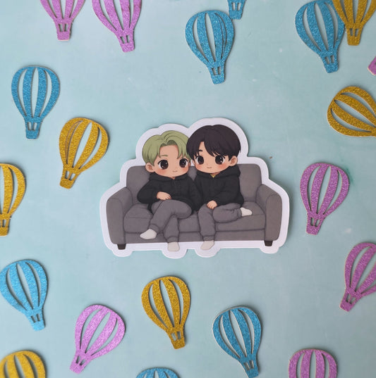 Busan Duo Sofa Chat Sticker