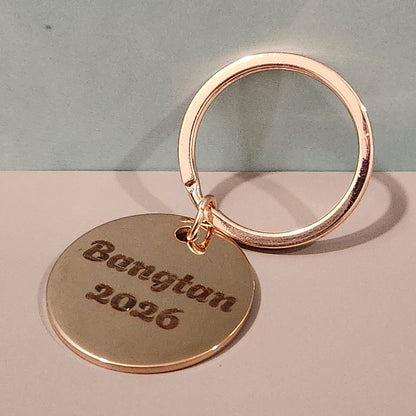 Bangtan 2026 Bulletproof Token Keychain