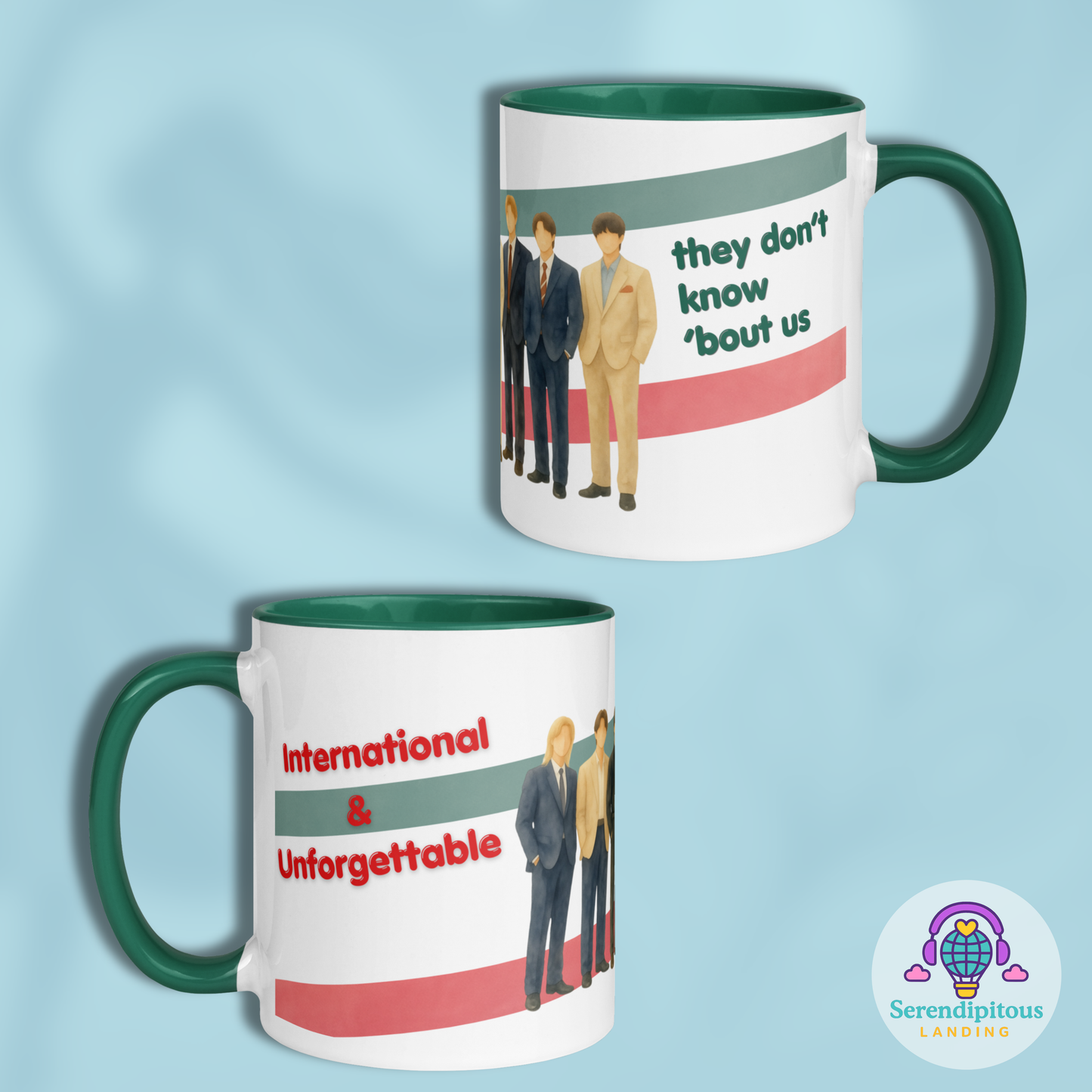 Laureles Internacionales Accent-Color Mug
