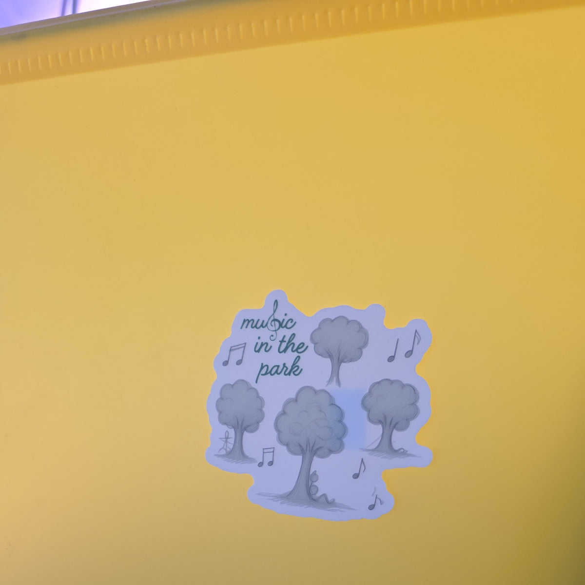 Music in the Park Sticker