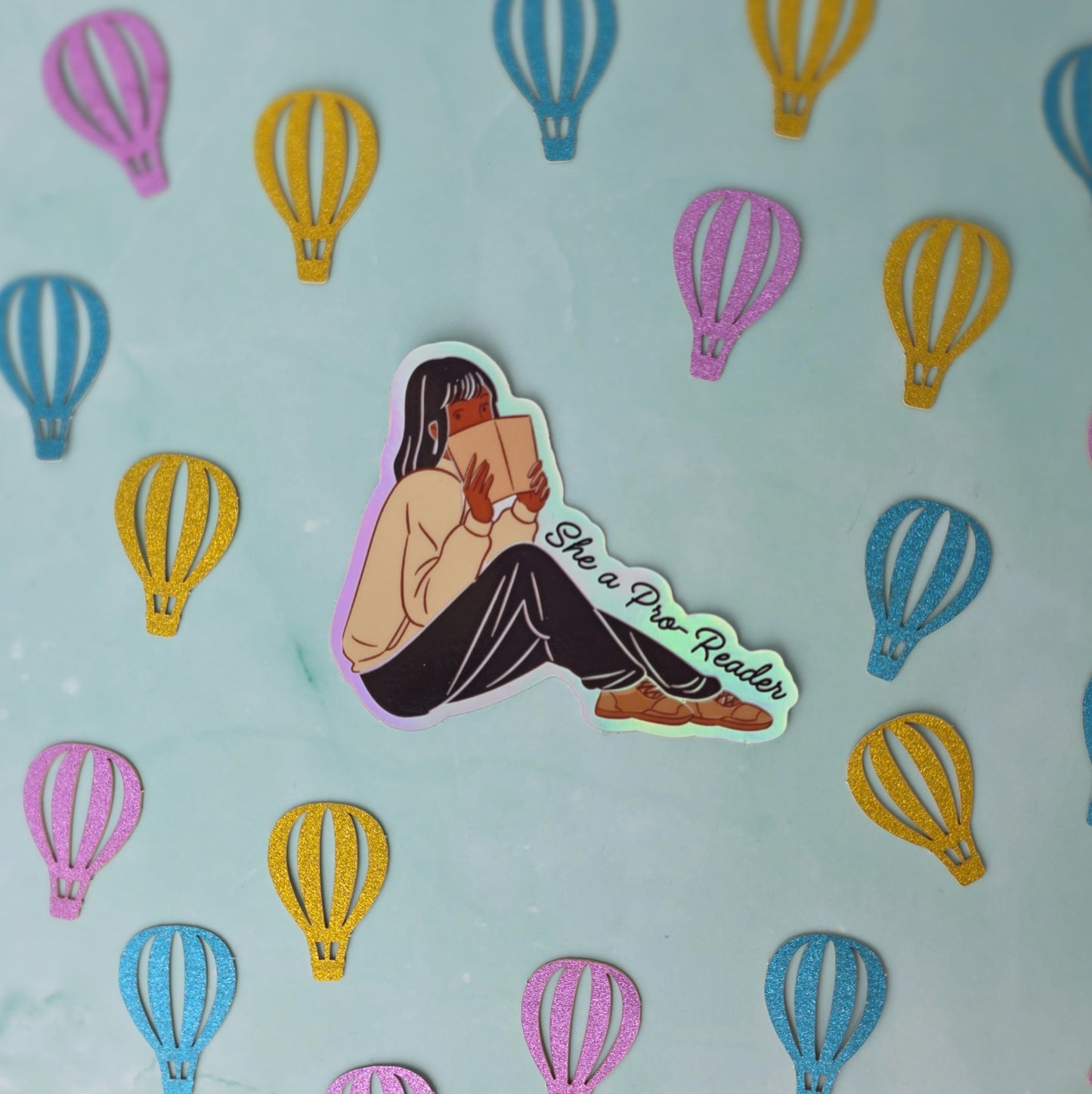 Pro-Reader Holographic Sticker