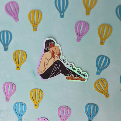 Pro-Reader Holographic Sticker