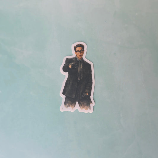 RM Glasses 2.0 Sticker