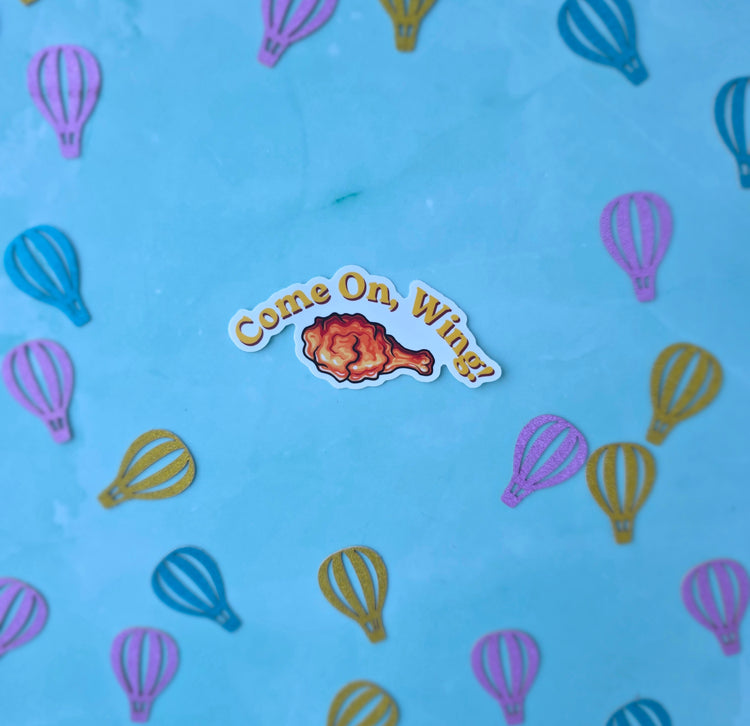 Come On Wing Sticker