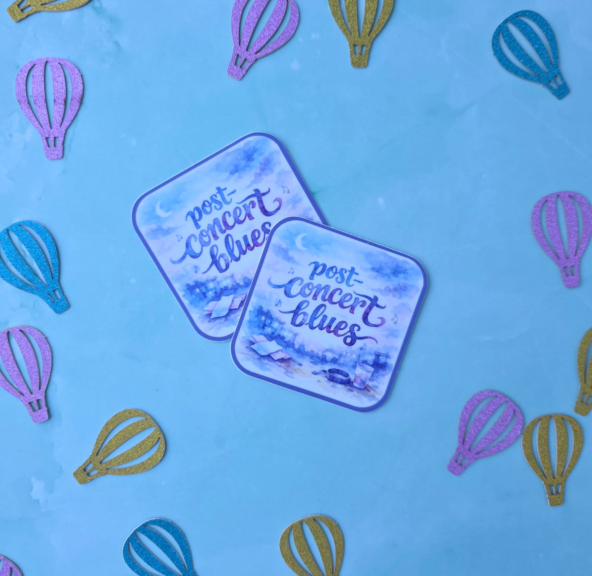 Post Concert Blues Sticker