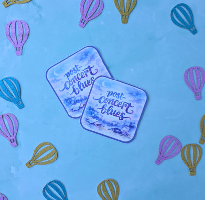 Post Concert Blues Sticker
