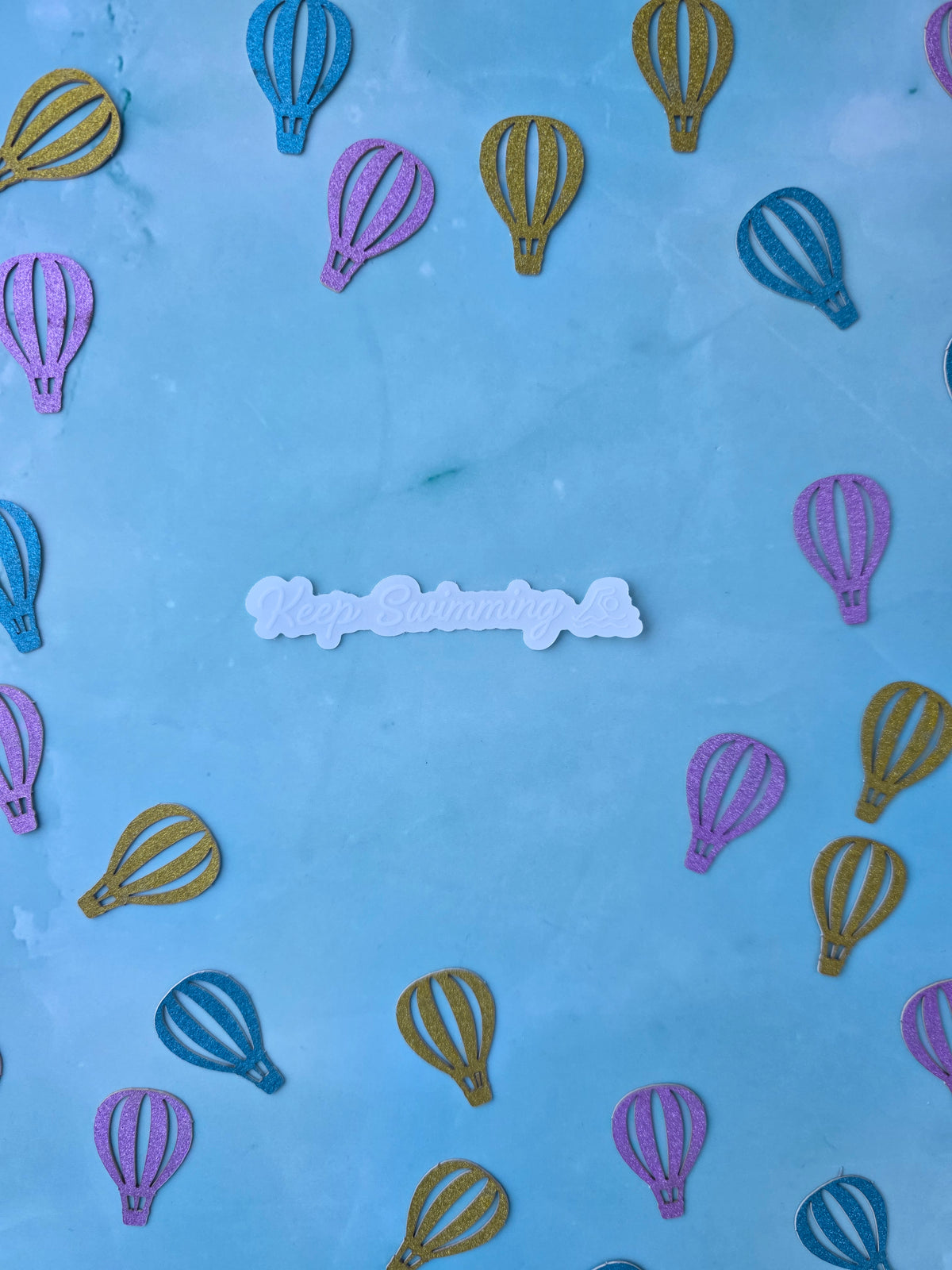 Keep Swimming Clear Sticker